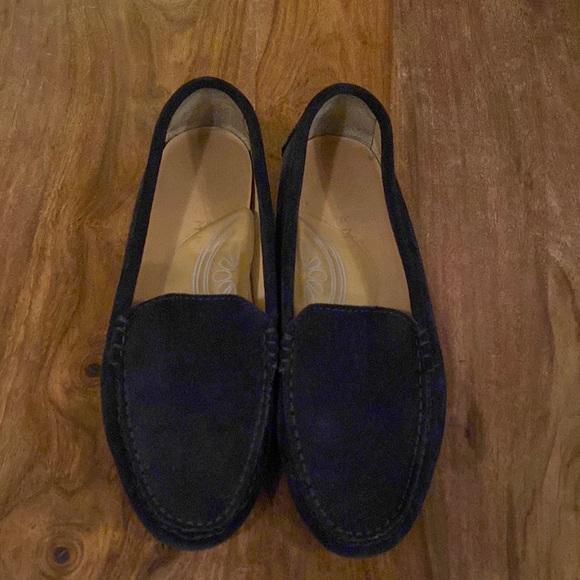 Navy suede loafer - Picture 1 of 4